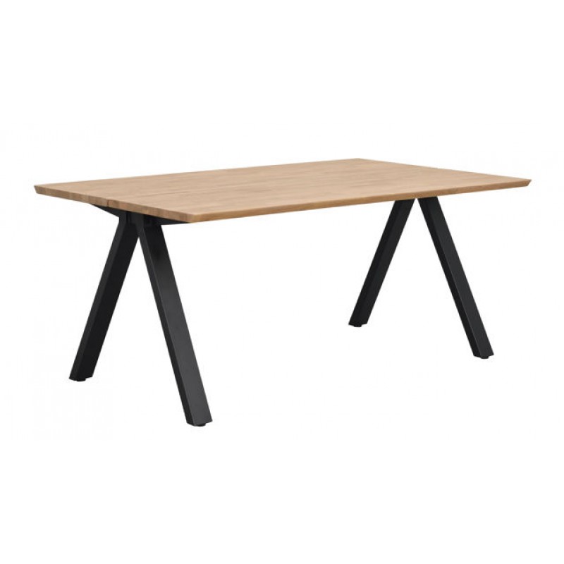 RO Carradale Extending Dining Table V 170x100 Oak/Black